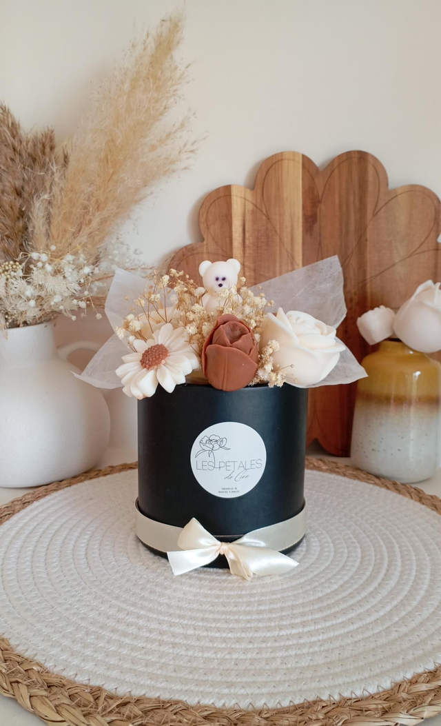 Bouquet naissance « Premier Cocon » – Parfum Mimosa