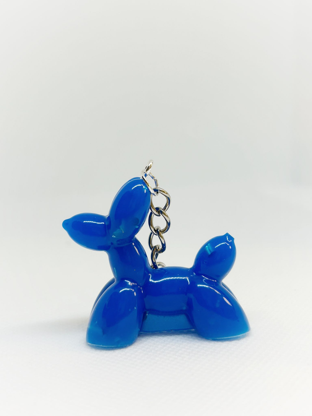 Porte-clé chien ballon