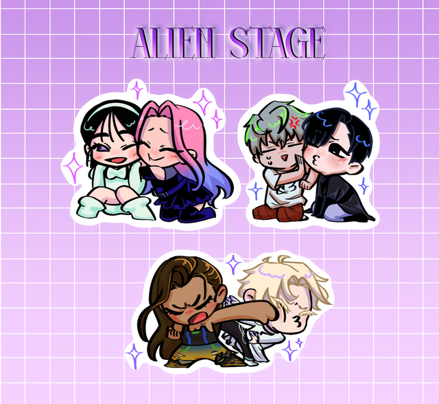 Alien Stage Stickers 