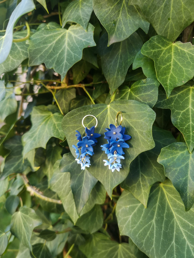 Collection Florale Embruns Océans - Boucles d&#039;oreilles Lisa
