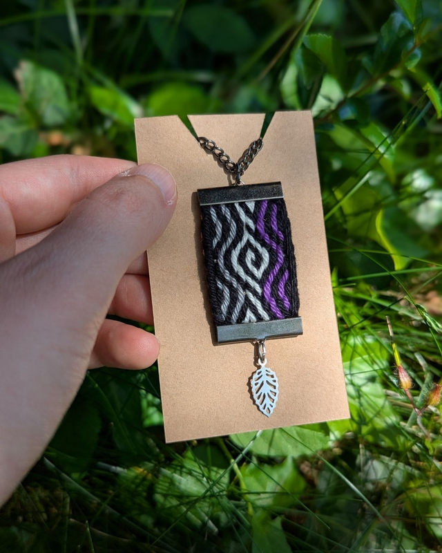 Kaléidoscope Queer ~ Pendentif ace