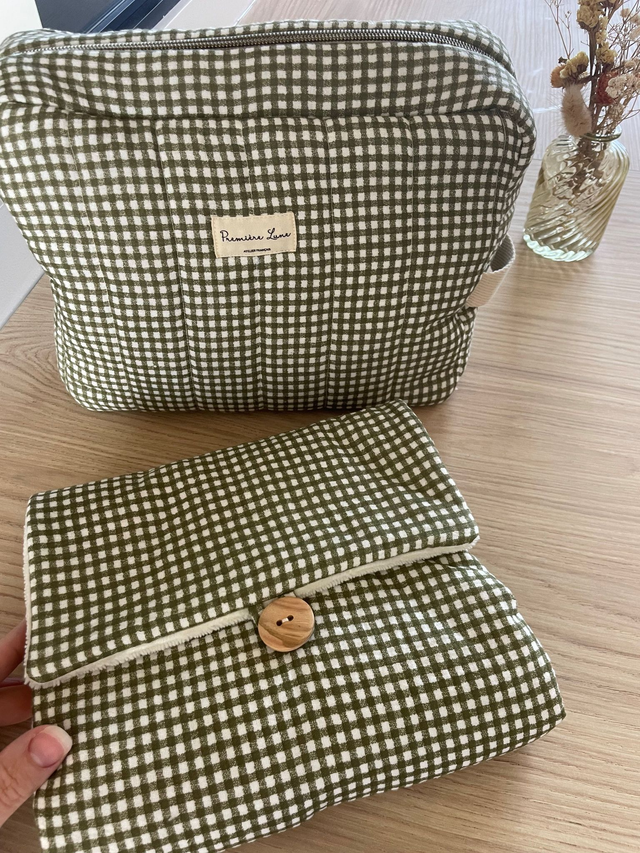 Ensemble trousse et tapis à langer Isaac