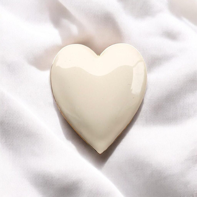 Clip Coeur Latté Vanille