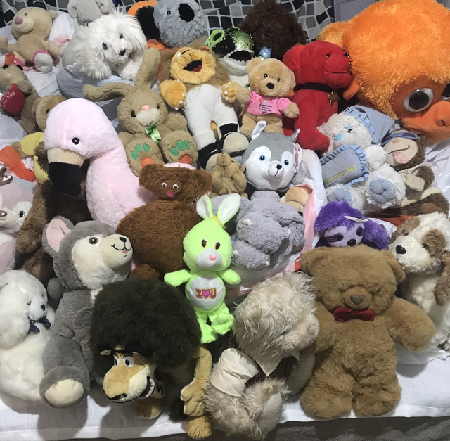 Soft Toys - Various Types- Various Colours- TH02- 7 units 