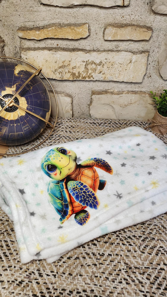 Plaid enfant &quot;Tortue&quot;