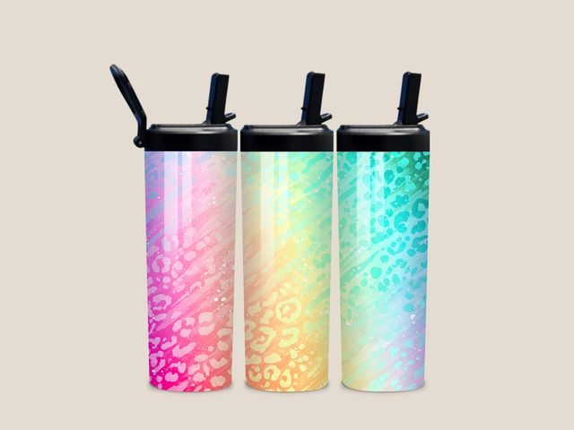 Leopardenmuster bunt