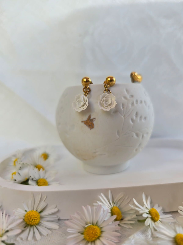 Boucles d'oreilles "Rose"