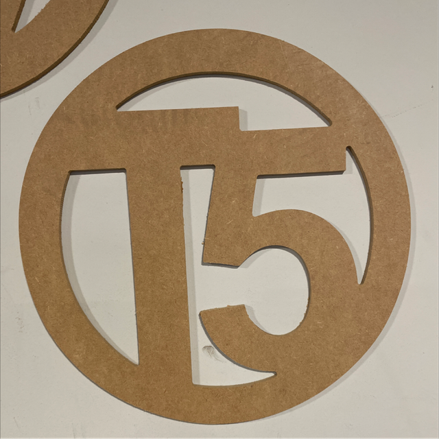 T5 Mdf Logo 6mm Approx 370mm Dia