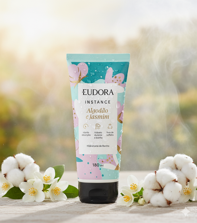 HIDRATANTE ALGODÃO E JASMIM 180ML