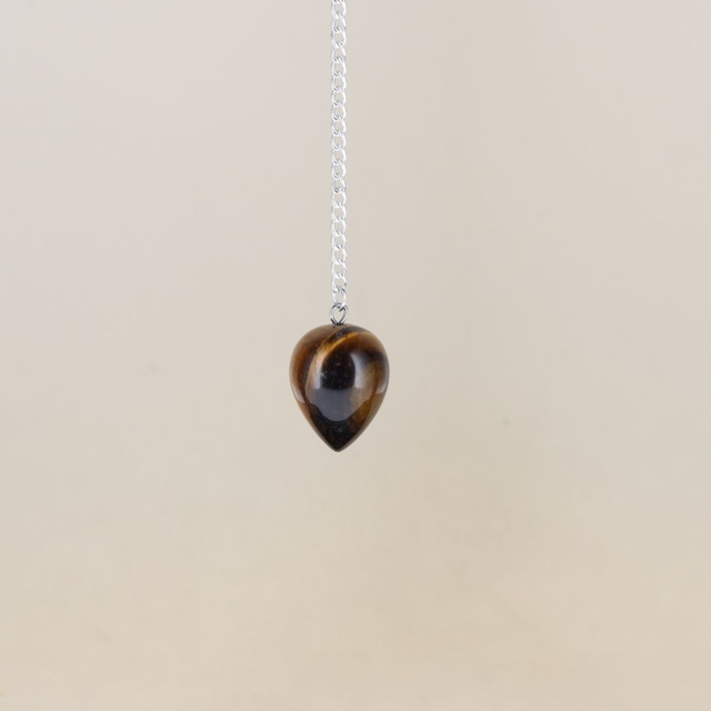 Pendule Goutte Oeil de Tigre