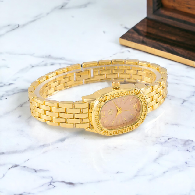 Beautiful Water-resistant Gold Plated Watch.