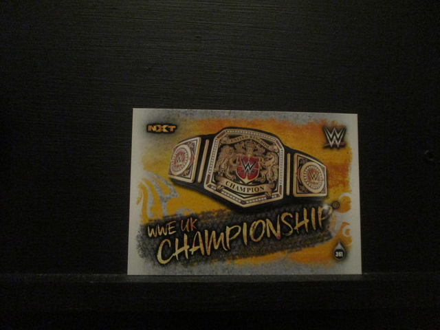 WWE Uk Championship - Championship Slam Attax Live Original Trading Card #361