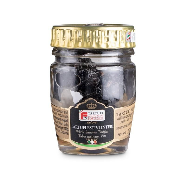 Truffe d'été entière en saumure sous bocal de verre (50 gr)