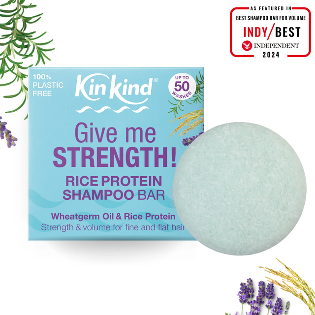 Give me STRENGTH! Shampoo bar. Volume & Strength for fine, flat and thin hair.