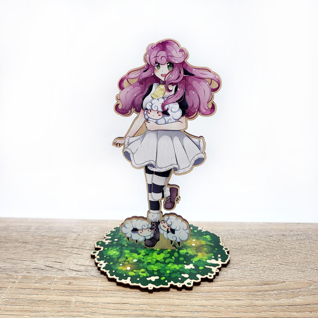 Standee en bois Hélène