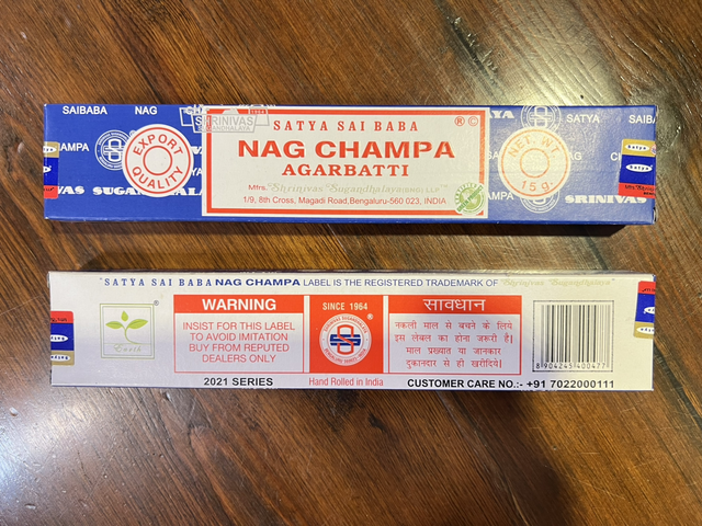 Encens Nag Champa - 15g