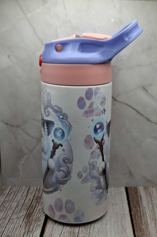 Gourde 350 ML samoyède magicien