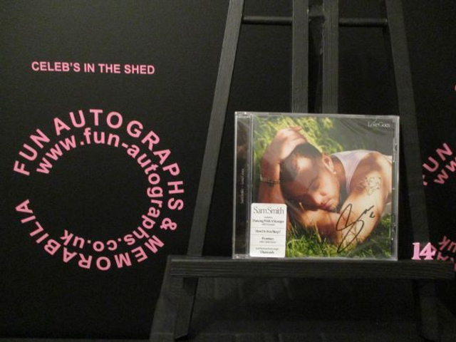 Sam Smith - 'Love Goes' Authentic Autographed Album Cover (14)