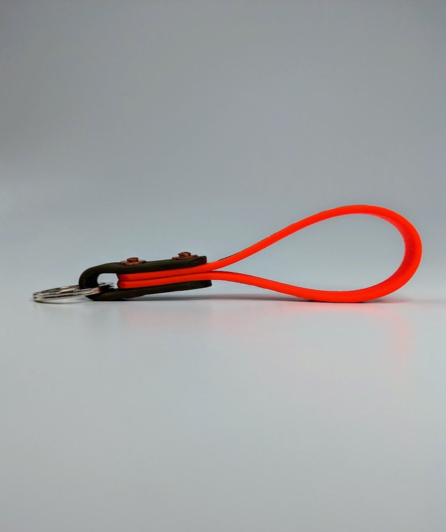 NO WASTE KEYRING