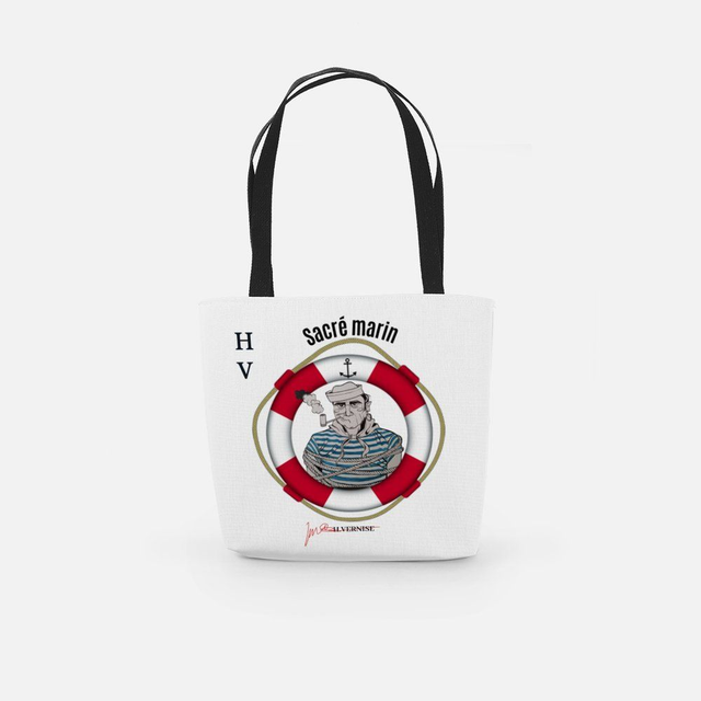 I-a.6 - Grand cabas " Sacré marin à la bouée " à logo