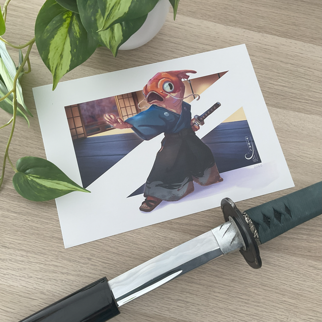 Lámina - Sushi Sámurai