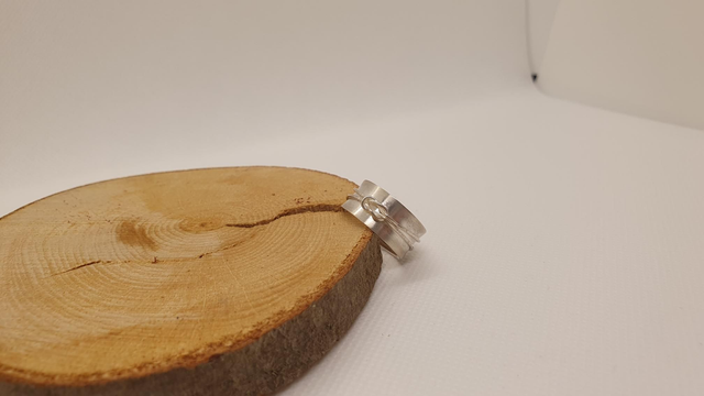 Bague "Nœud plat" - Argent massif