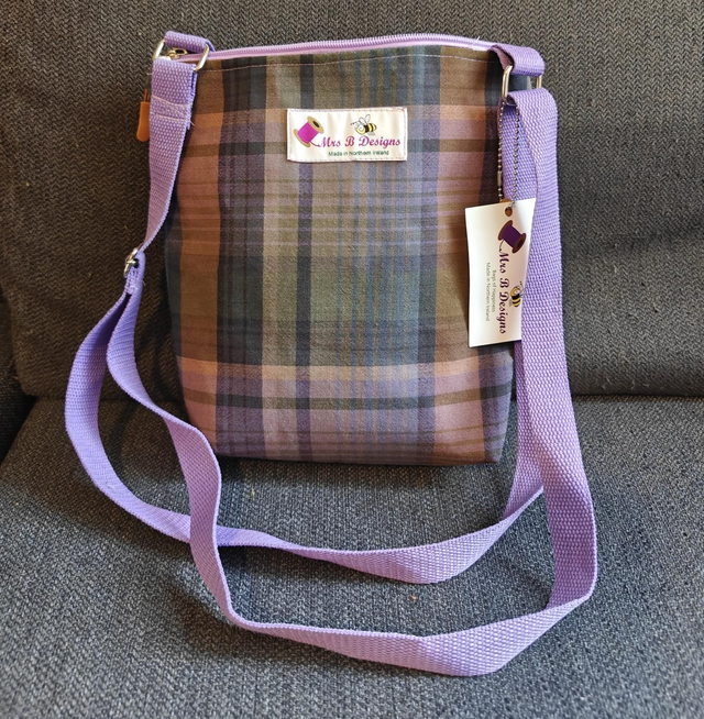 Lochcarron tartan cross body bag 