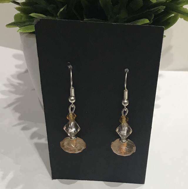 Brown Dangling Earrings-BDE4333