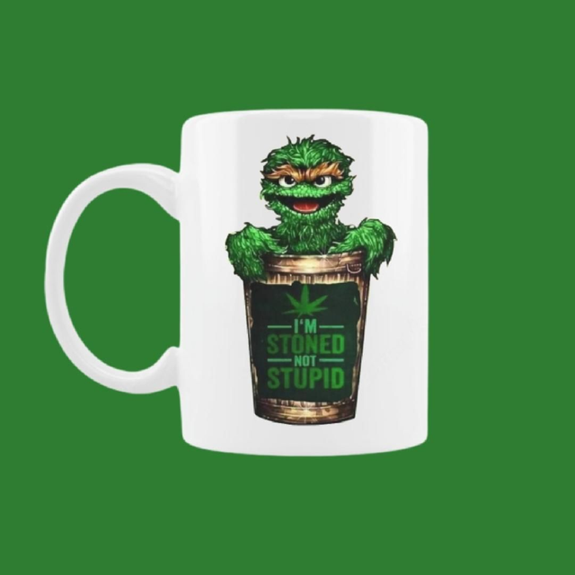 Oscar the grouch mug