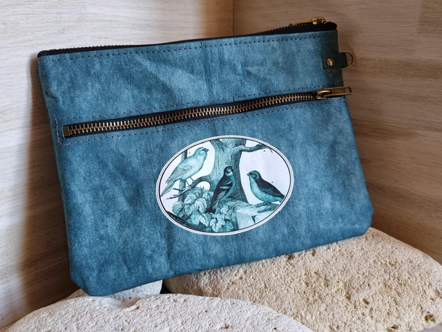 Grande trousse bleu canard
