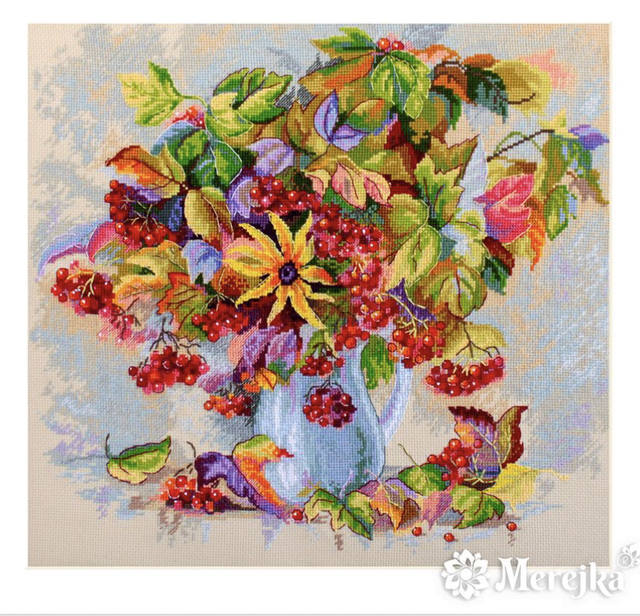 Merejka Autumn Star Counted Cross Stitch Kit