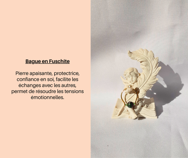 4- Bague en Fuschite
