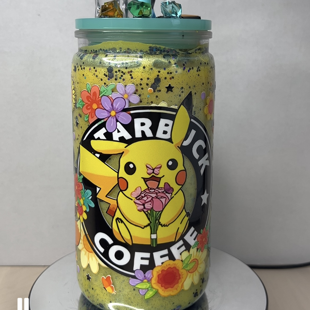 GOBELET BOULE À PAILLETTE  POKÉMON 
