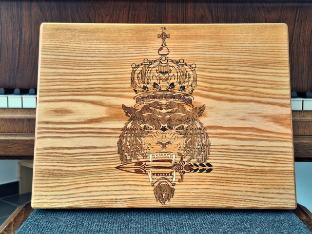 PLANCHE À DÉCOUPER N°112 - Le Roi Tigre