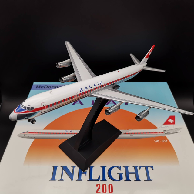 Balair DC-8-63 (HB-IDZ), 1:200 Inflight200! 