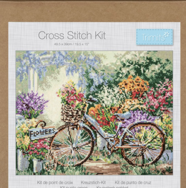 Trimits - Bicycle Cross Stitch Kit