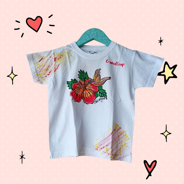 Tee-shirt enfant Hibiscus
