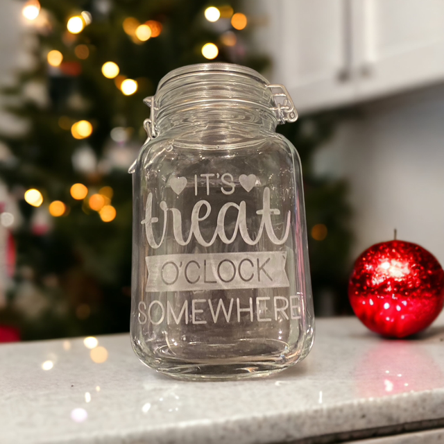 Clip Lid Treat Jar