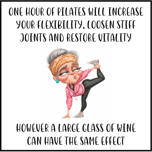 103 - GIGGLE CARD AW - PILATES WINE