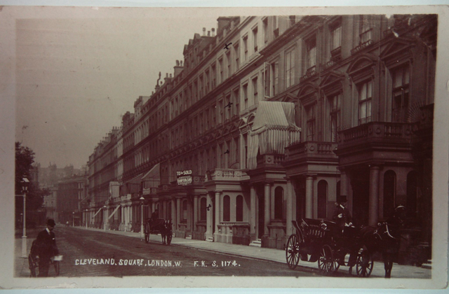 Cleveland Square, W. London  Antique Posted 1909  F.K.S.1174 Postcard Our Ref A330