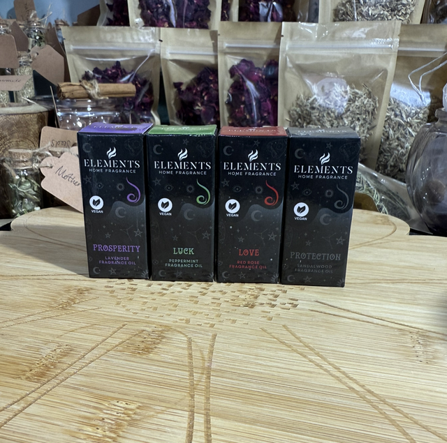 Elements fragrance oils- set of 4