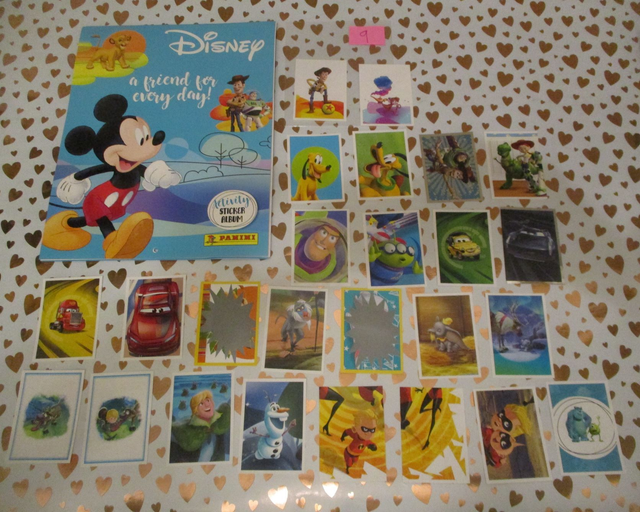 Disney EMPTY Sticker Book &amp; Selection Of Stickers (9)