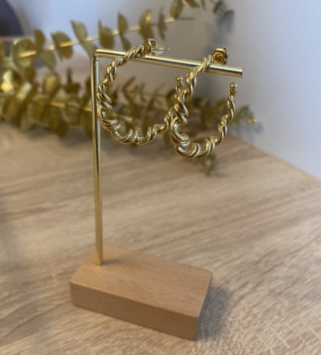 Boucle d’oreille opium 