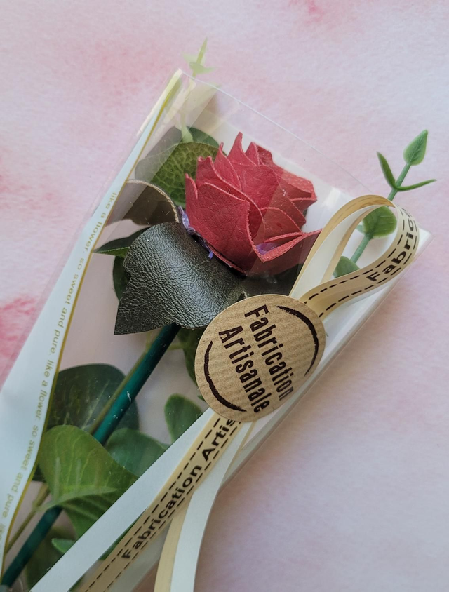 Rose éternelle rouge SUR COMMANDE