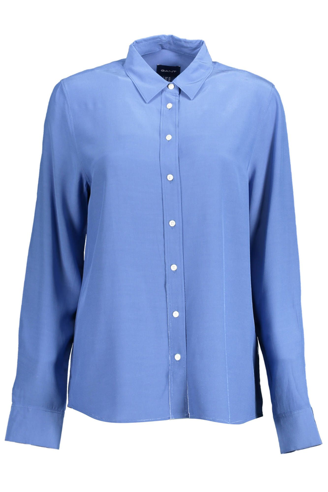 GANT CAMICIA MANICHE LUNGHE DONNA BLU