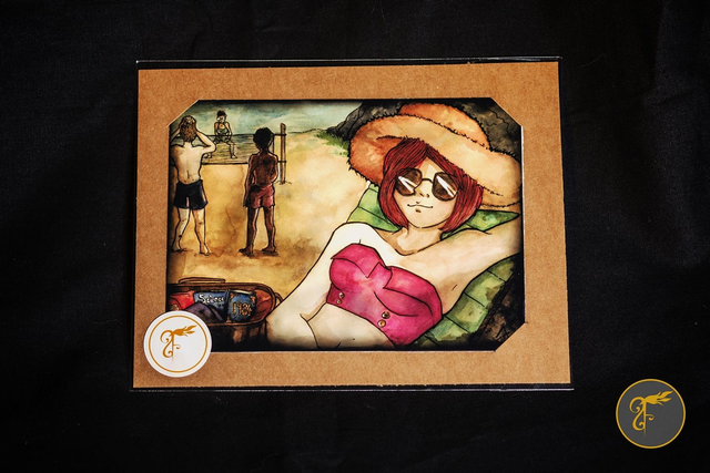 Illustration Saison Été - carte A6