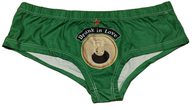 Culotte humour canette de bière TU (Fringoo)