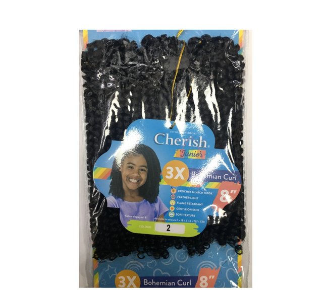 Cherish Junior Bulk : 3X Bohemian Curl 8 (Col. 2)