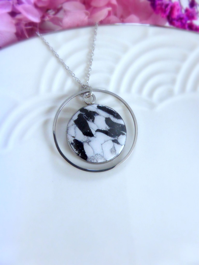 Collier - Poussière d&#039;argent