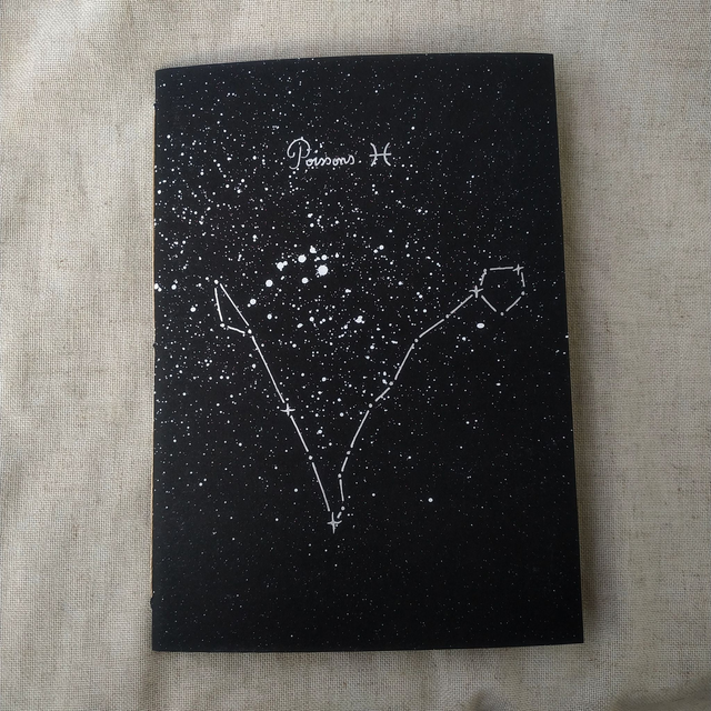 Carnet Constellation A5 (Signes astrologiques/étoiles)